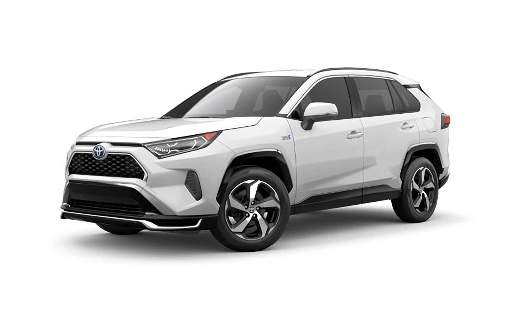 2021 Toyota Rav4 White Background