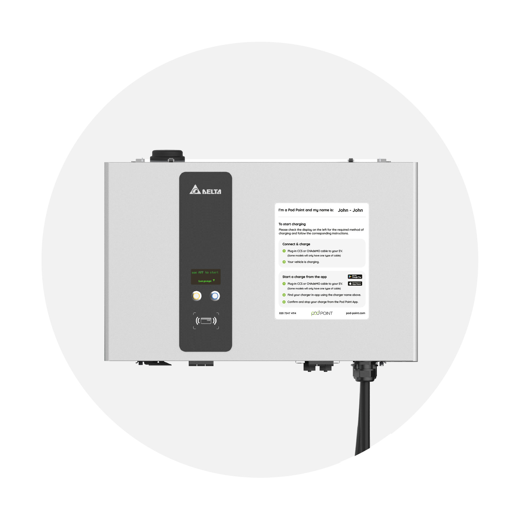Rapid Charging Pod Point