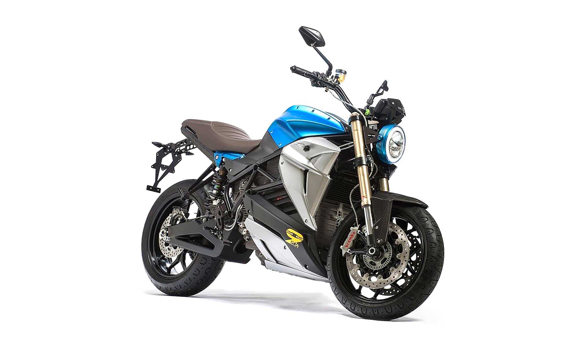 Energica Esse Esse9 white background