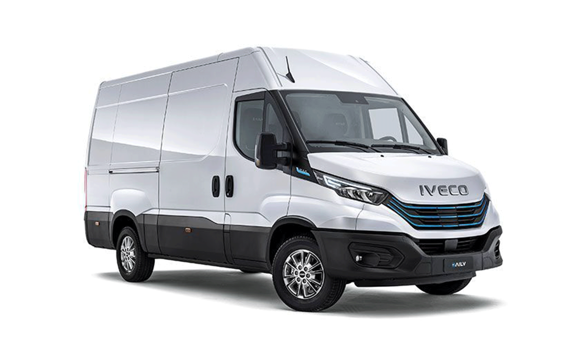 IVECO e Daily van white background 1