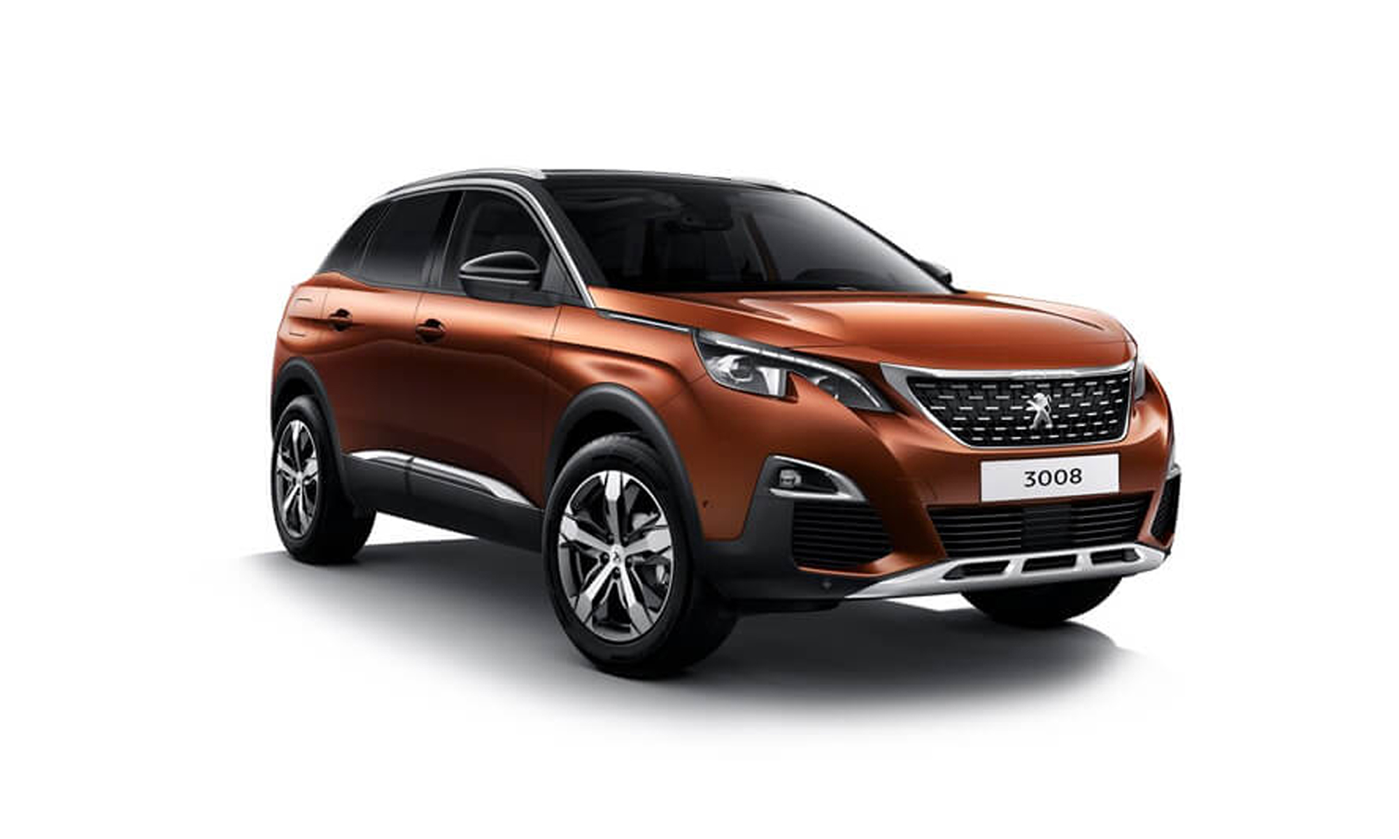 PEUGEOT 3008 SUV white background