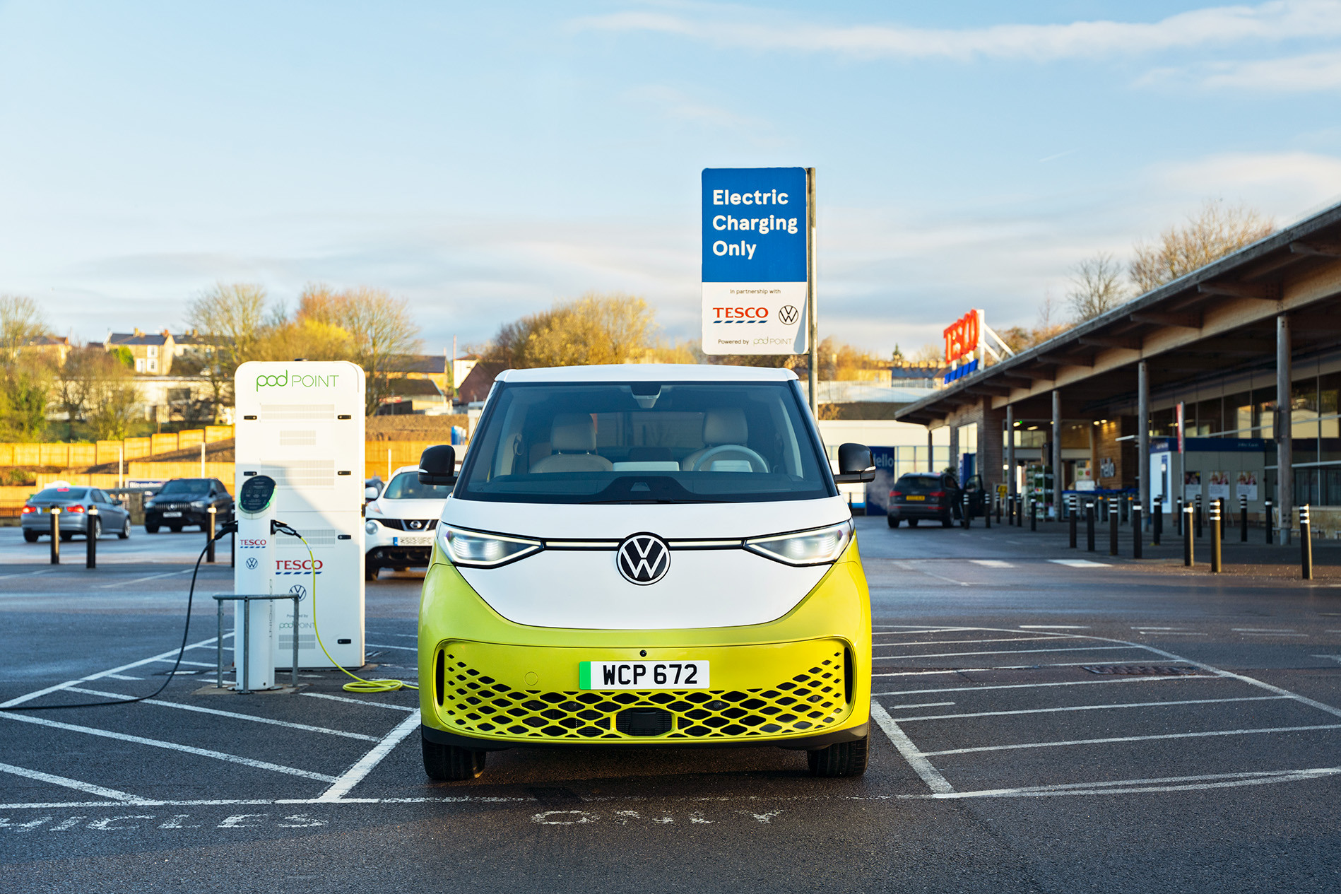 Tesco vw store charging points