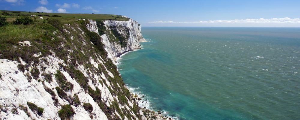 Unsplash photo of Cliffs of Dover by Dark M