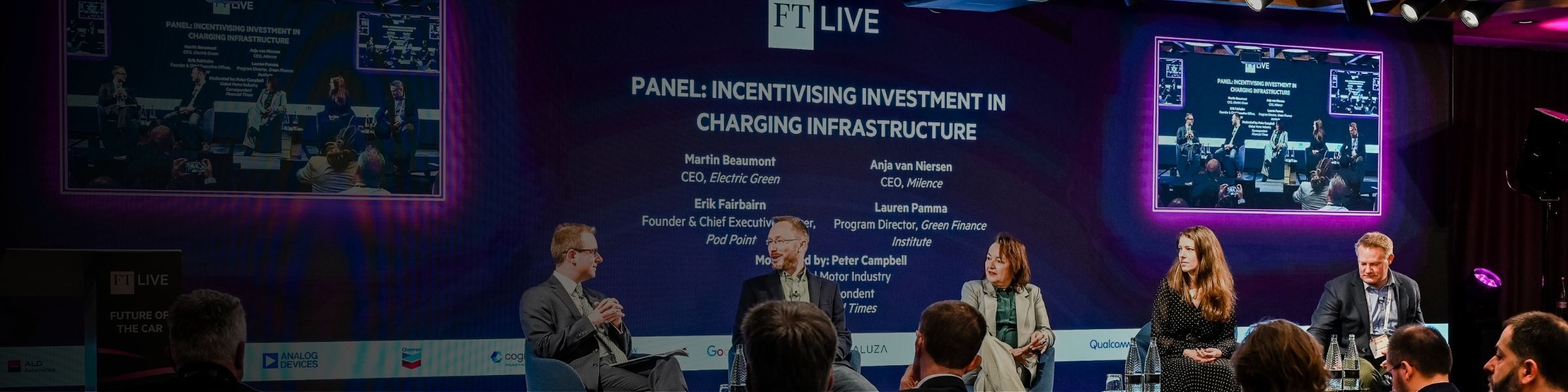 Pod Point CEO joins global leaders at Financial Times event
