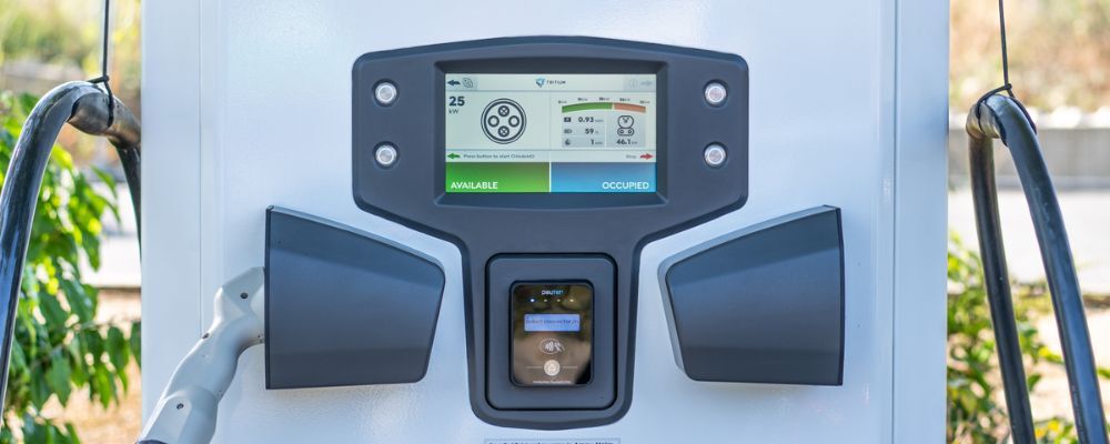 The interface of a rapid charger