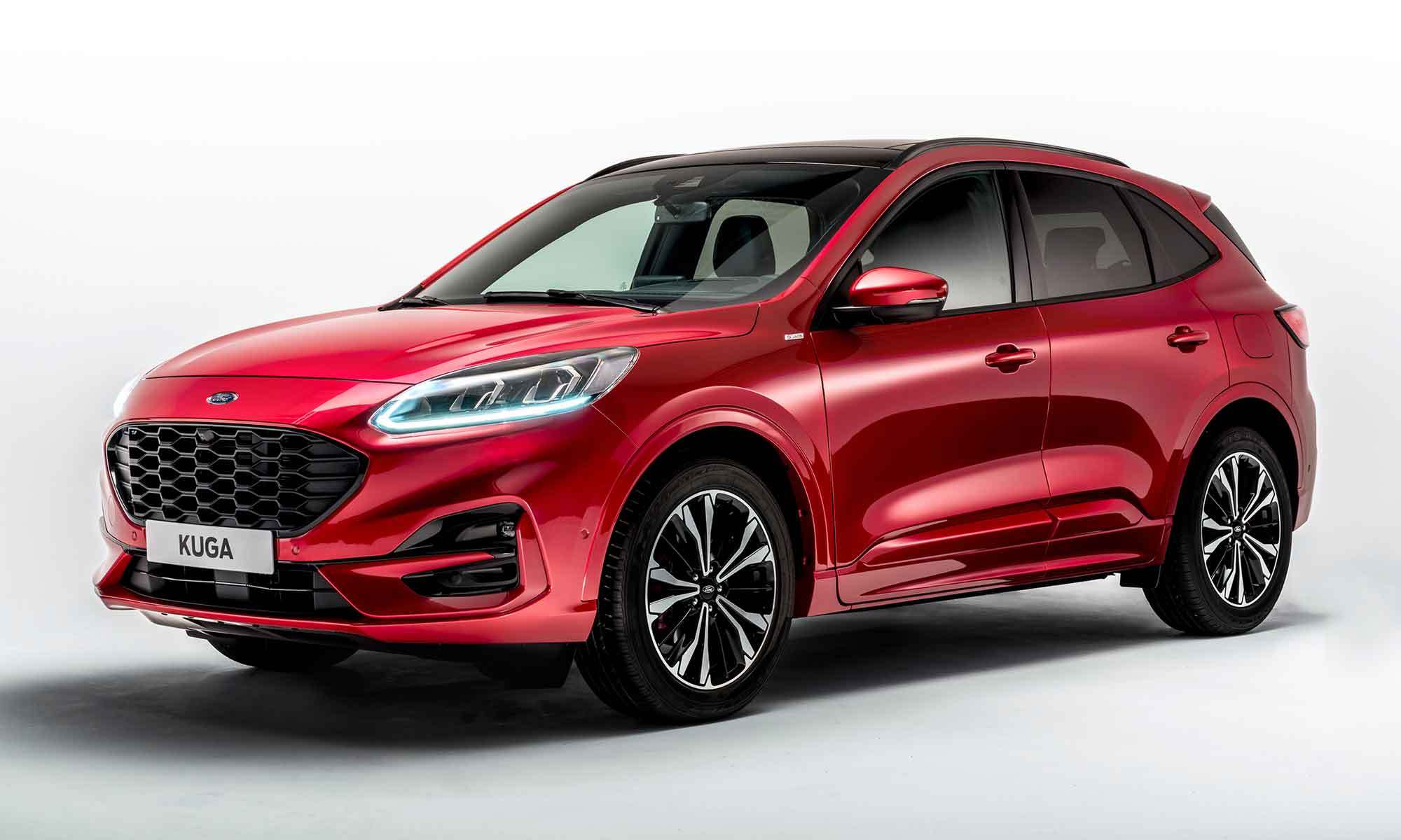 Ford Kuga Phev White Background