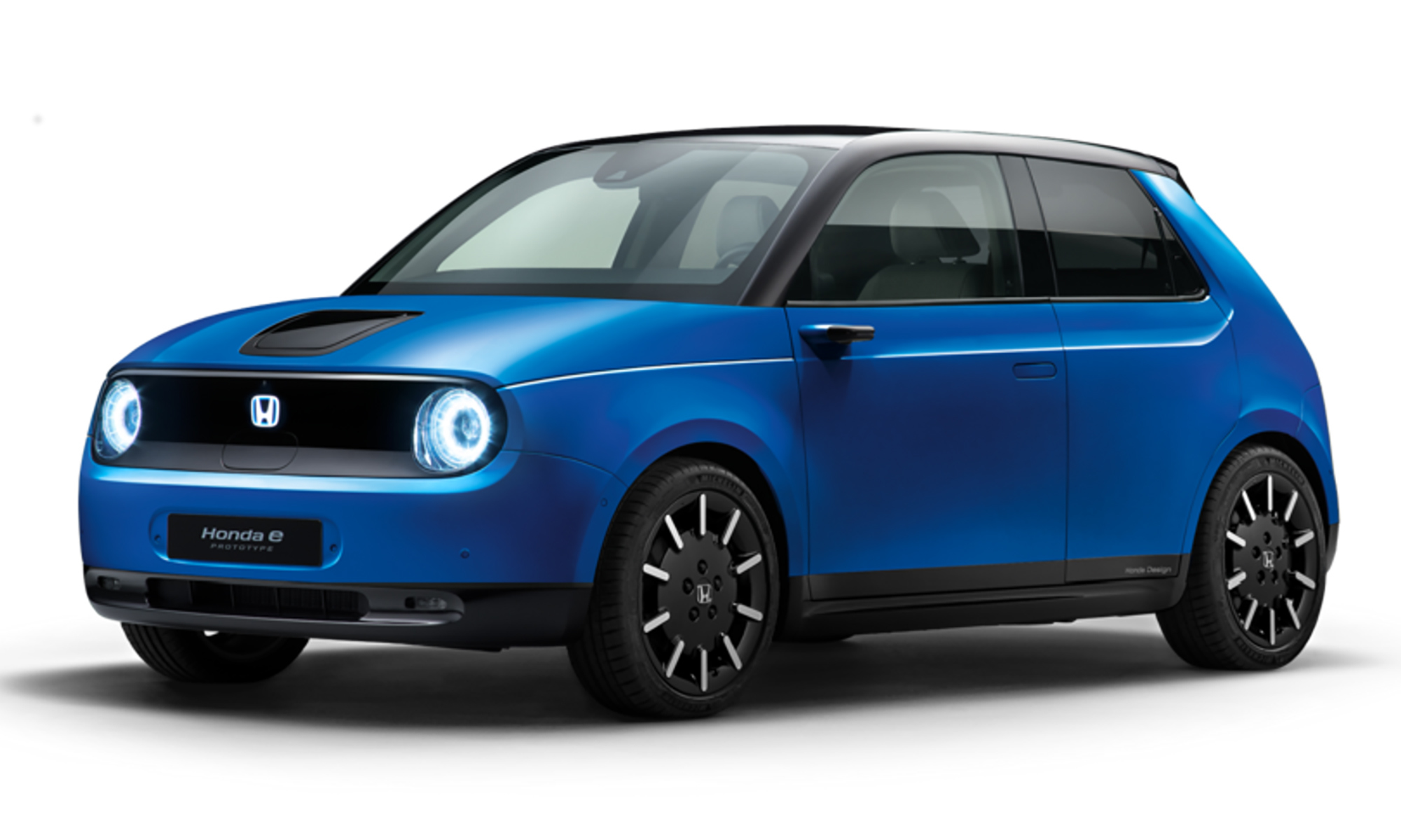 Honda E White Background