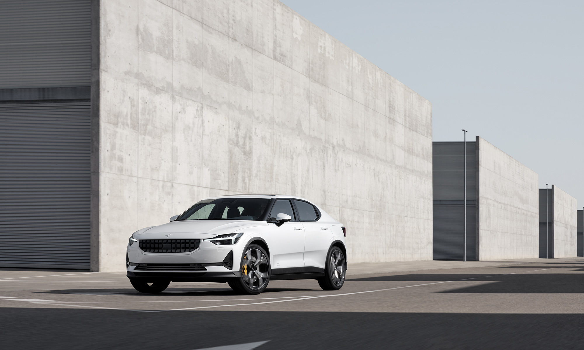 polestar 2 parked