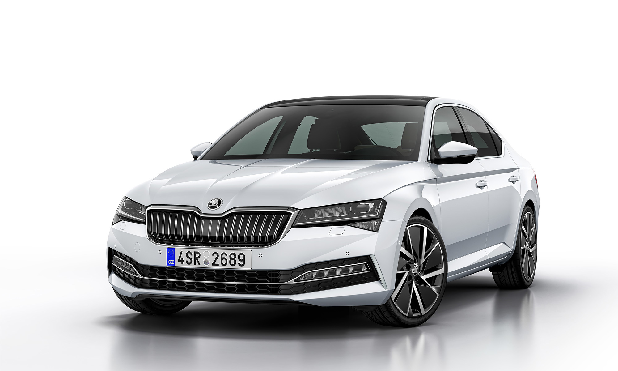 Skoda Superb Iv White Background