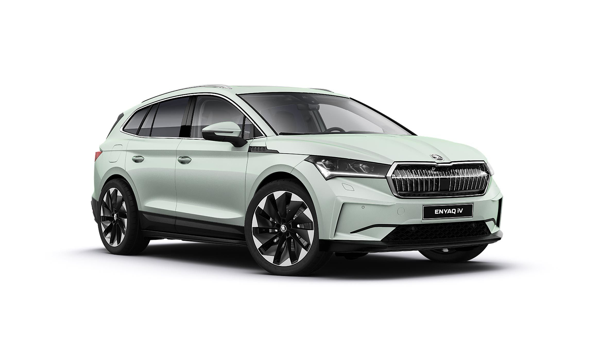 Skoda enyaq iv white background