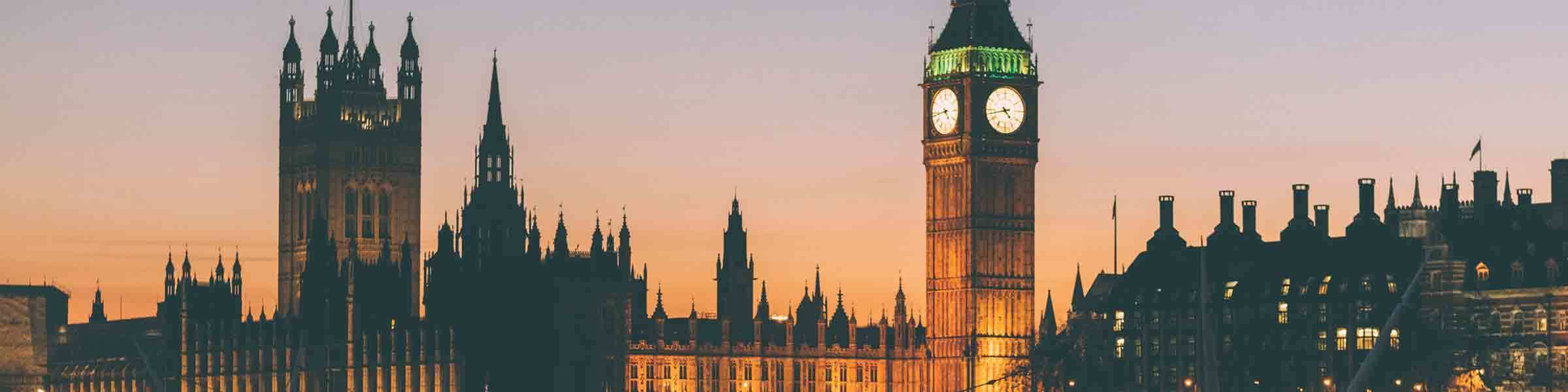 Westminster Sunset Header